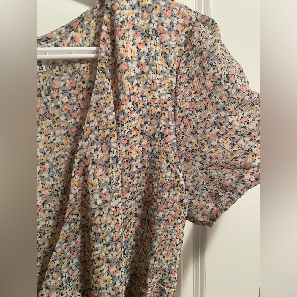 Princess Polly Floral Midi Wrap Dress, Size US 10 - Picture 5 of 5